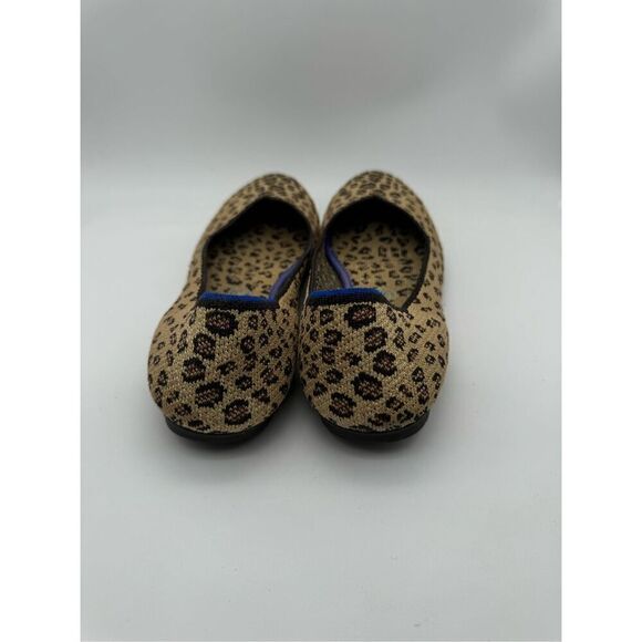 Rothy’s Women Size 10 Shoe Ballet Leopard Animal Print‎ Round Toe Flat Slip On - Picture 4 of 7